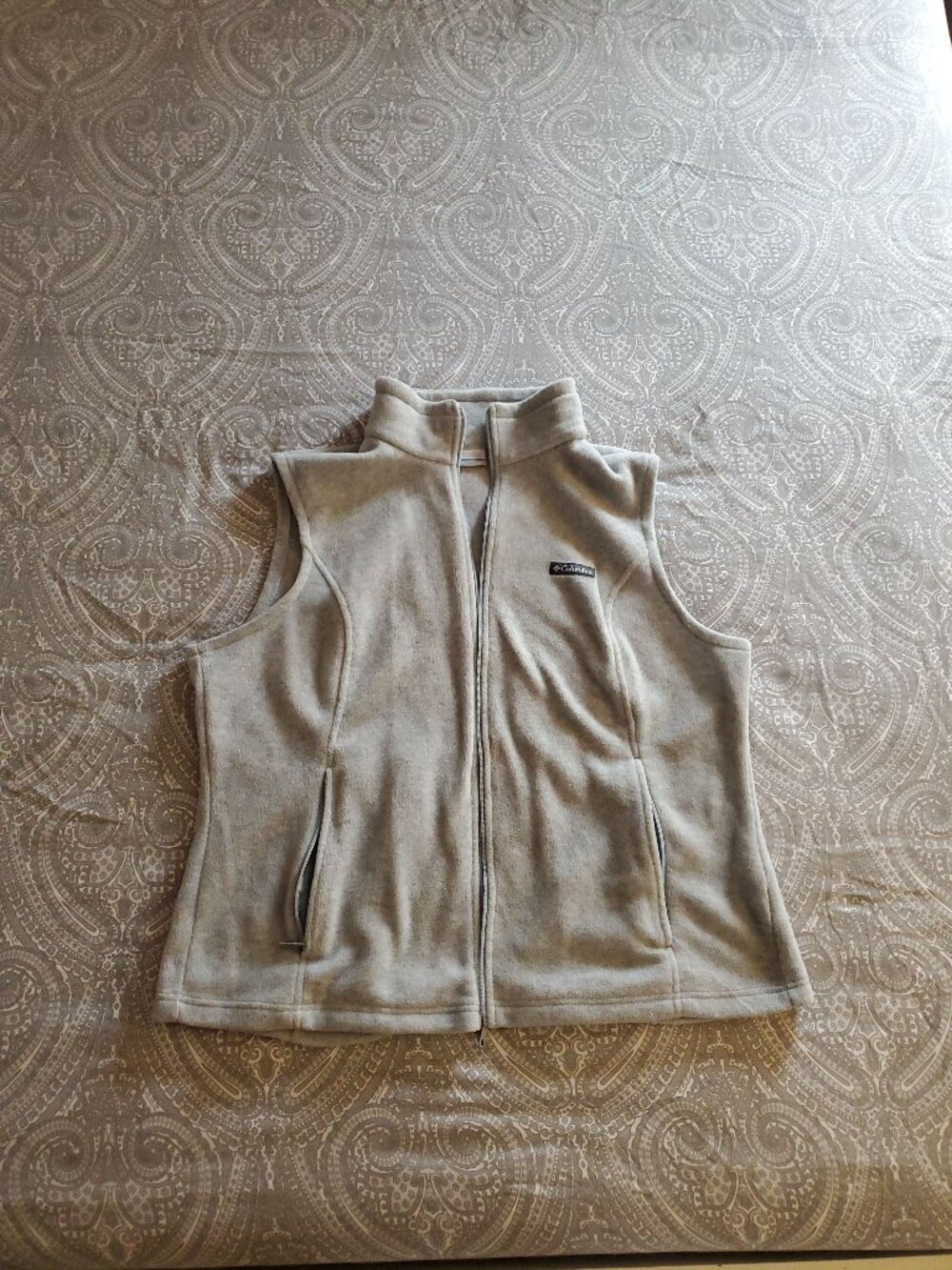 Grey Fuzzy Vest